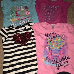 Lot of 4 girls tops